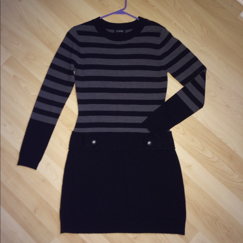A. Byer lightweight sweater dress.